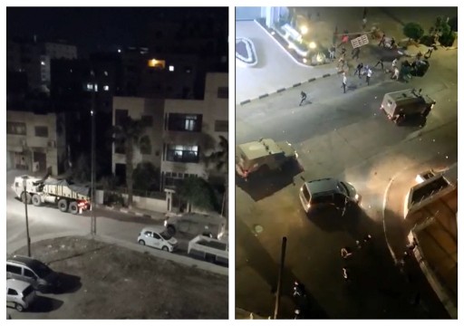 الاحتلال الإسرائيلي يقتحم رام الله وإصابات بالرصاص والاختناق خلال تصدي الفلسطينيين