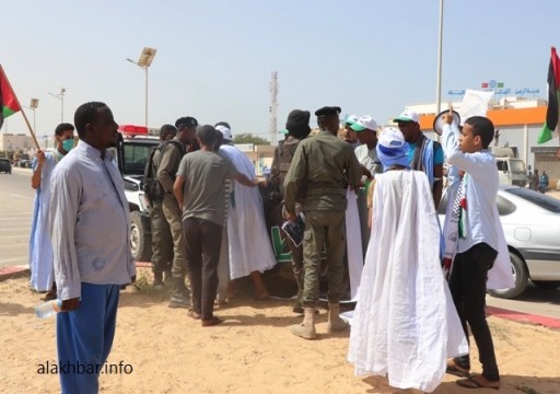 موريتانيون يحتجون ضد تطبيع "أبوظبي والمنامة" مع الكيان الصهيوني