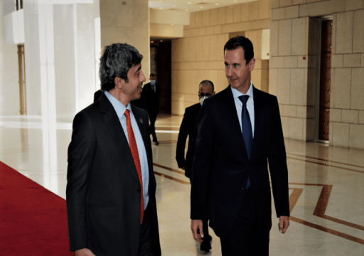 عبدالله بن زايد يلتقي بشار الأسد في دمشق رغم الرفض الأمريكي