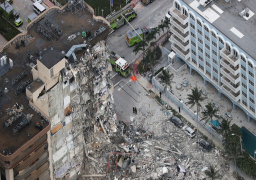 ارتفاع حصيلة انهيار مبنى فلوريدا إلى 90 قتيلا و31 مفقودا