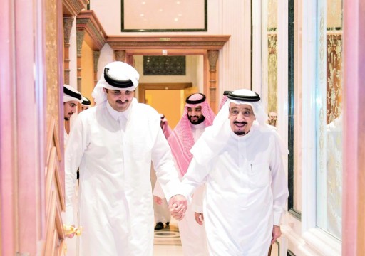 أمير قطر يهاتف العاهل السعودي لأول مرة منذ مصالحة الخليج