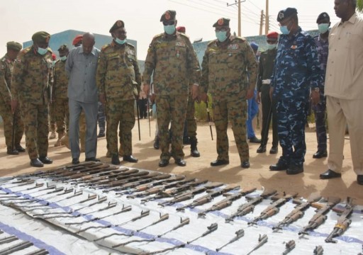 الجيش السوداني يضبط أسلحة على الحدود مع إثيوبيا