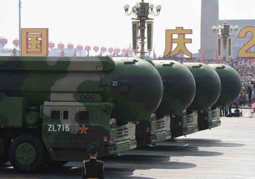 قلق أمريكي إزاء تعزيز الصين ترسانتها من الصواريخ العابرة للقارات