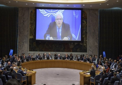 غريفيث يحث مجلس الأمن على ضرورة وقف التصعيد العسكري في اليمن