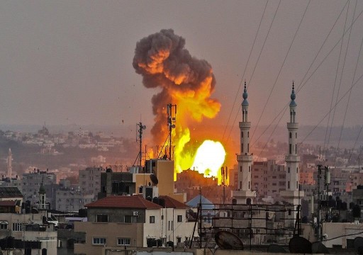 مقاتلات الاحتلال تقصف مواقع المقاومة شمال قطاع غزة