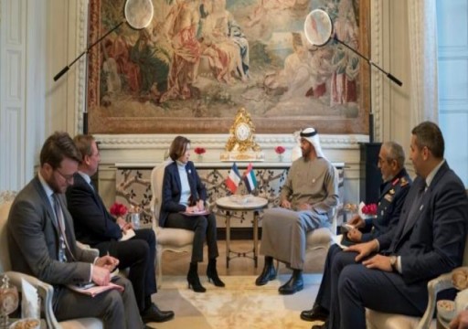 زيارته  واجهت  تحديات.. محمد بن زايد يلتقي في باريس وزيرة الدفاع الفرنسية