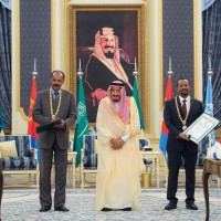 العاهل السعودي ورئيس جيبوتي يبحثان "التعاون والمستجدات الدولية"