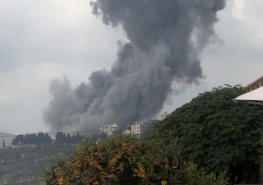انفجار ضخم في مركز تابع لحزب الله جنوبي لبنان