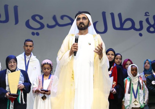 محمد بن راشد: تحدي القراءة العربي أصبح المشروع الأكبر للقراءة في العالم