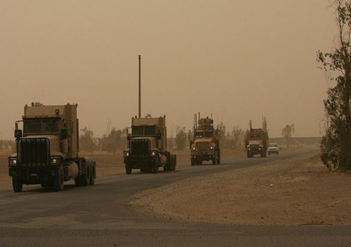 عبوة ناسفة تستهدف رتل شاحنات للتحالف الدولي وسط العراق