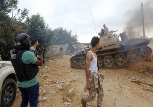 حكومة الوفاق الليبية: طائرات إماراتية مسيرّة تصيب مدنيين في طرابلس