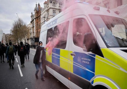 بريطانيا.. مظاهرات ضد مشروع قانون يمنح الشرطة سلطات لتقييد الاحتجاجات