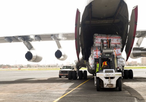 وصول رابع طائرات الجسر الجوي الإغاثي الإماراتي للسودان