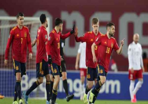 إسبانيا تحقق فوزاً ثميناً على جورجيا وإنجلترا تهزم ألبانيا في تصفيات مونديال قطر