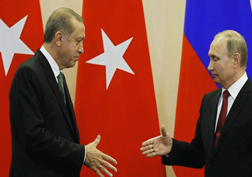أردوغان لبوتين: النظام السوري يستهدف التعاون بانتهاك وقف إطلاق النار في إدلب