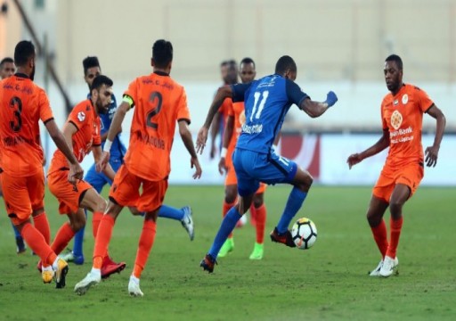 عجمان يفوز على النصر بثلاثية في دوري الخليج العربي