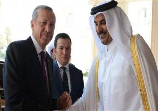 أمير قطر يبحث مع أردوغان التعاون لمكافحة كورونا