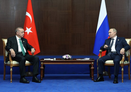 لمناقشة اتفاق تصدير الحبوب.. بوتين يلتقي أردوغان الاثنين المقبل في سوتشي