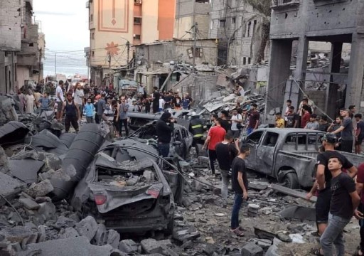 الاحتلال الإسرائيلي ينفذ قصفاً مدمِّراً على مدينة غزة