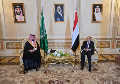 الرئيس اليمني يبحث مع نائب وزير الدفاع السعودي تحديات الأزمة في بلاده