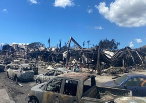 ارتفاع حصيلة ضحايا حرائق الغابات في هاواي إلى 96 شخصا