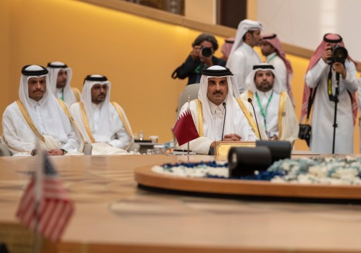 أمير قطر يهاجم "إسرائيل" في قمة جدة بالسعودية