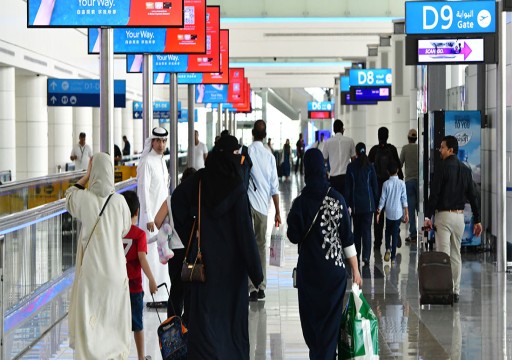 "مطارات دبي" تتوقع خدمة 68 مليون مسافر خلال 2022