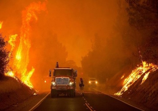 استمرار الحرائق غرب الولايات المتحدة وتسجيل 8 مفقودين