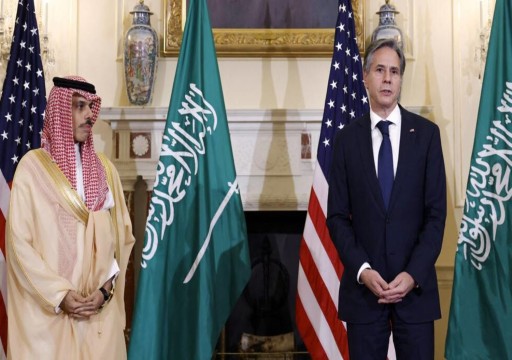 وزيرا خارجية السعودية والولايات المتحدة يبحثان تطورات الأوضاع في غزة