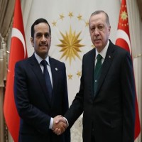 أردوغان يستقبل وزير الخارجية القطري في أنقرة