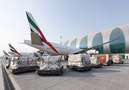 "طيران الإمارات" تدشن جسراً جوياً لنقل إمدادات عاجلة لتركيا وسوريا