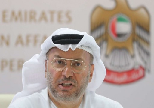 قرقاش ينفي أي دور للإمارات في "خطة غزو قطر"