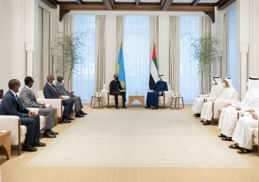 محمد بن زايد يبحث مع رئيس رواندا العلاقات الاقتصادية والتجارية بين البلدين
