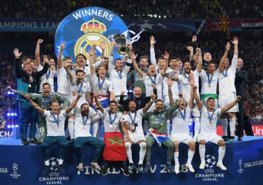 ريال مدريد يتصدر التصنيف التاريخي لدوري أبطال أوروبا