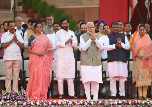 رئيس الوزراء الهندي يؤدي اليمين في مستهل ولايته الثانية