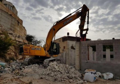 الاحتلال الإسرائيلي يهدم منزلين لمعتقليْن قرب رام الله