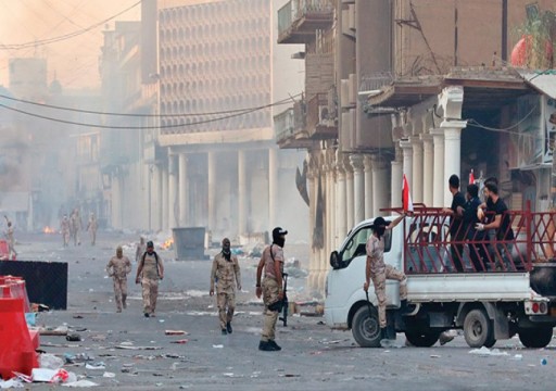 العراق.. إصابة 9 عسكريين في هجوم بقنبلة يدوية وسط بغداد
