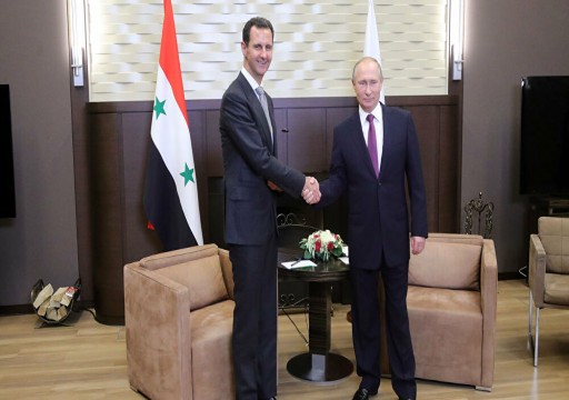 بوتين ينتقد القوات الأجنبية في سوريا خلال لقائه بالأسد في الكرملين
