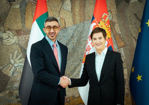 عبد الله بن زايد يبحث مع رئيسة وزراء صربيا تعزيز الشراكة الاستراتيجية الشاملة