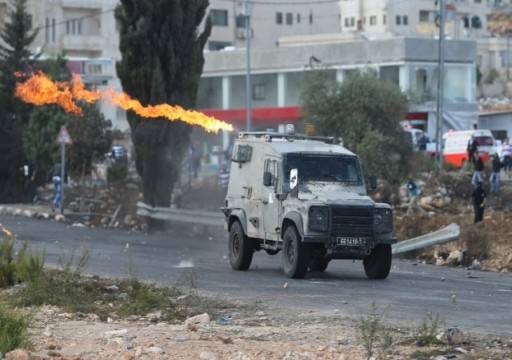 تعرض مركبة عسكرية إسرائيلية لإطلاق نار شمال الضفة الغربية المحتلة