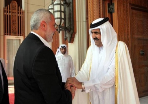 "هنية" يلتقي حمد بن خليفة آل ثاني في الدوحة