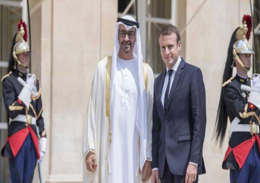 محمد بن زايد والرئيس الفرنسي يبحثان هاتفياً تعزيز العلاقات