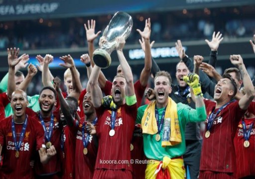 ليفربول يهزم تشلسي ويتوج بكأس السوبر الأوروبي للمرة الرابعة في تاريخه