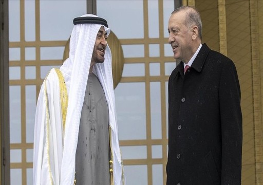 محمد بن زايد يصل تركيا في أول زيارة منذ عشر سنوات
