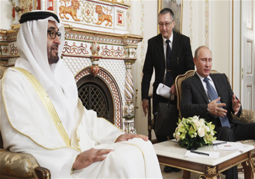 الكرملين: بوتين ومحمد بن زايد بحَثَا الأزمة الليبية