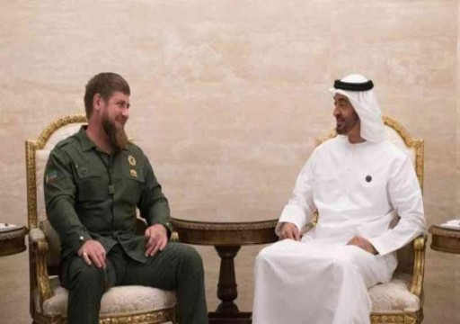 محمد بن زايد يبحث مع الرئيس الشيشاني تعزيز العلاقات