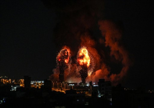 طائرات الاحتلال الإسرائيلي تقصف موقعين في قطاع غزة