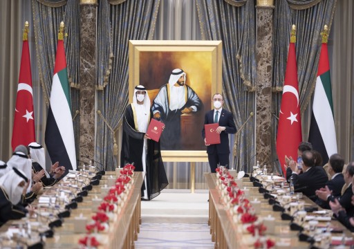 وزير الاقتصاد: الإمارات تسعى لتعزيز العلاقات الاقتصادية والسياسية والدفاعية مع تركيا