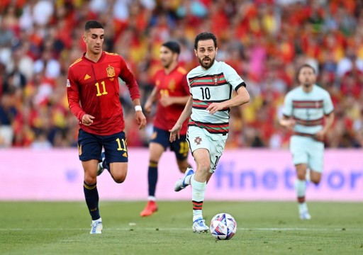 التعادل يحسم لقاء إسبانيا مع البرتغال في دوري أمم أوروبا