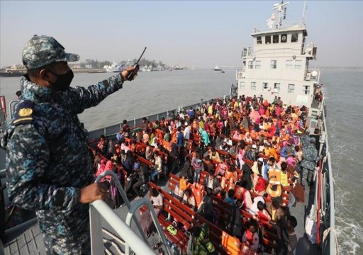 بنغلاديش تنقل مجموعة رابعة من مسلمي الروهنغيا إلى جزيرة نائية
